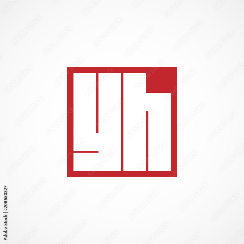 Initial Letter YH Logo Template Design Initial Letter YH Logo Template Design