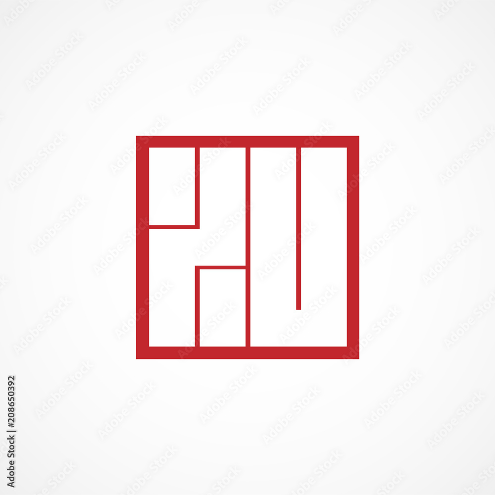Initial Letter XU Logo Template Design Initial Letter XU Logo Template Design