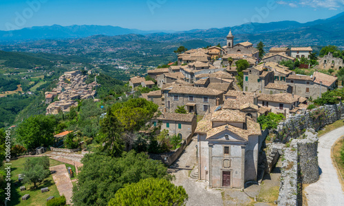 Tableau sur toile Panoramic view in Arpino, ancient town in the province of Frosinone, Lazio, central Italy