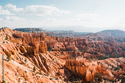 Bryce Canyon  Scenic view of rock formations in Arizona  USA