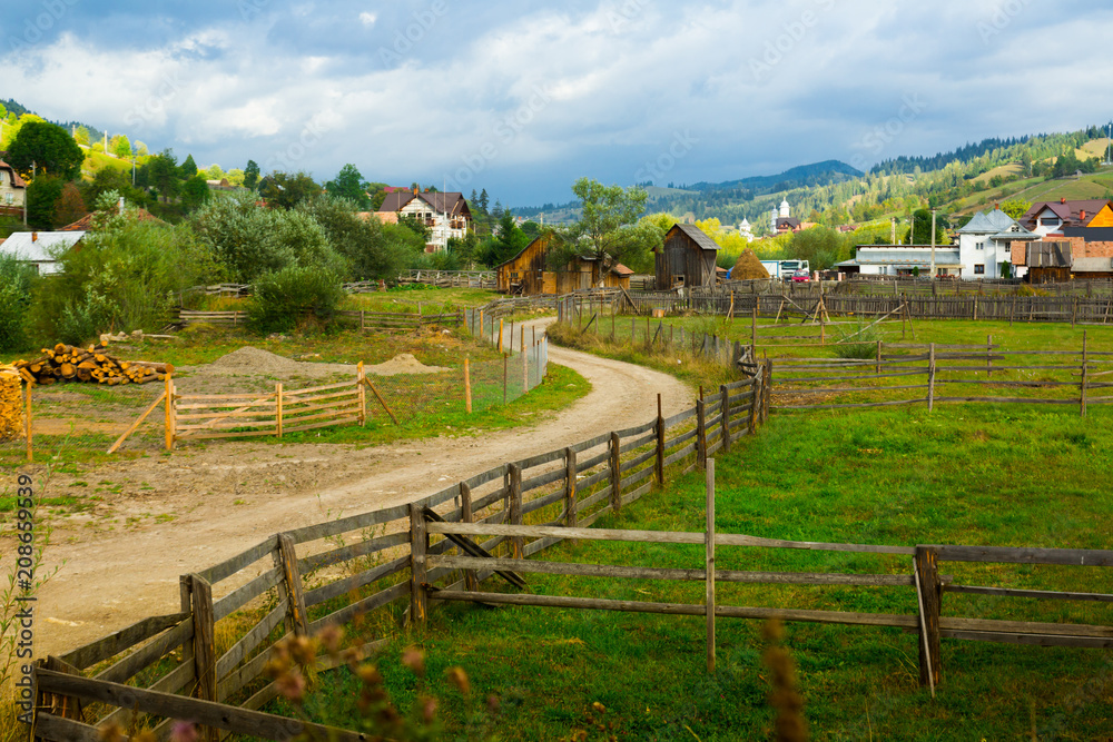 Fototapeta premium Old Sadova village