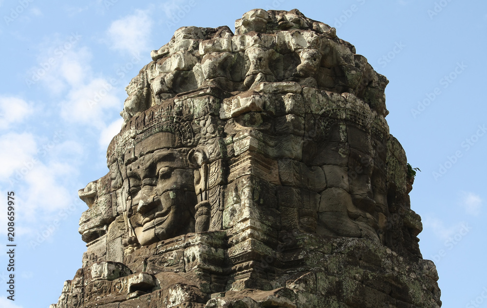 Templo Bayon en Angkor, Camboya