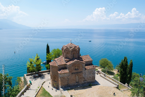 Church of St. John the Theologian at Kaneo by Lake Ohrid, Republic of Macedonia