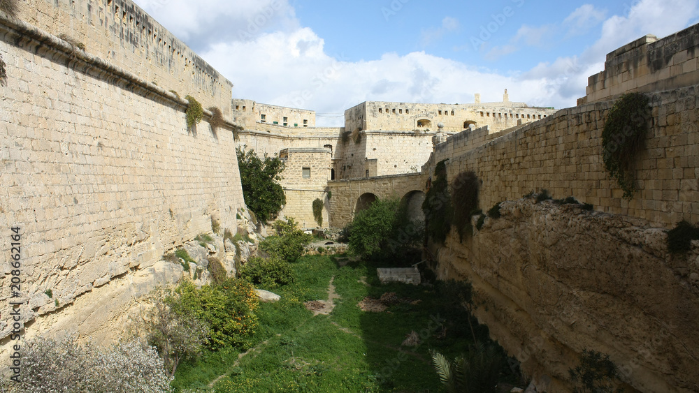 Fuerte de San Elmo en La Valeta, Malta
