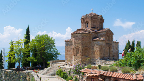 The church of St. John the Theologian at Kaneo by Lake Ohrid, Rep. of Macedonia