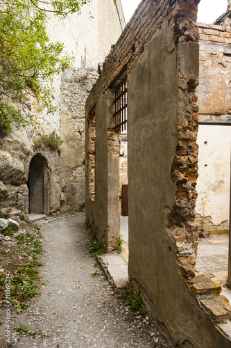 View of the Citadel in Entrevaux (France) , one of those Provencal villages that has been able to keep its character and charm.