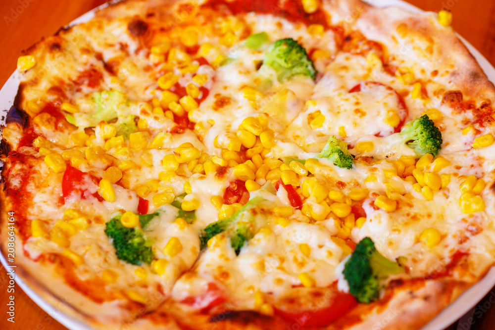 Fresh baked pizza, shallow depth of field. Fresh baked pizza, shallow depth of field.