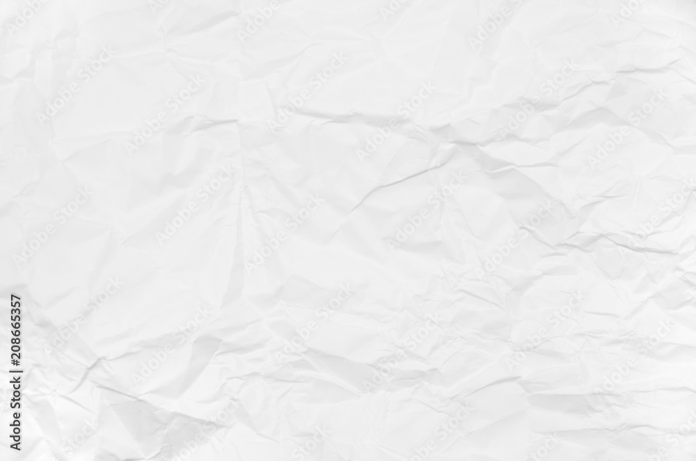Obraz premium White crumpled paper for background image