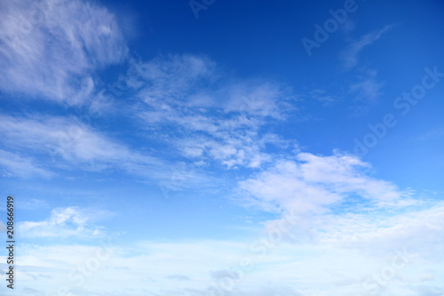 Clouds in blue sky