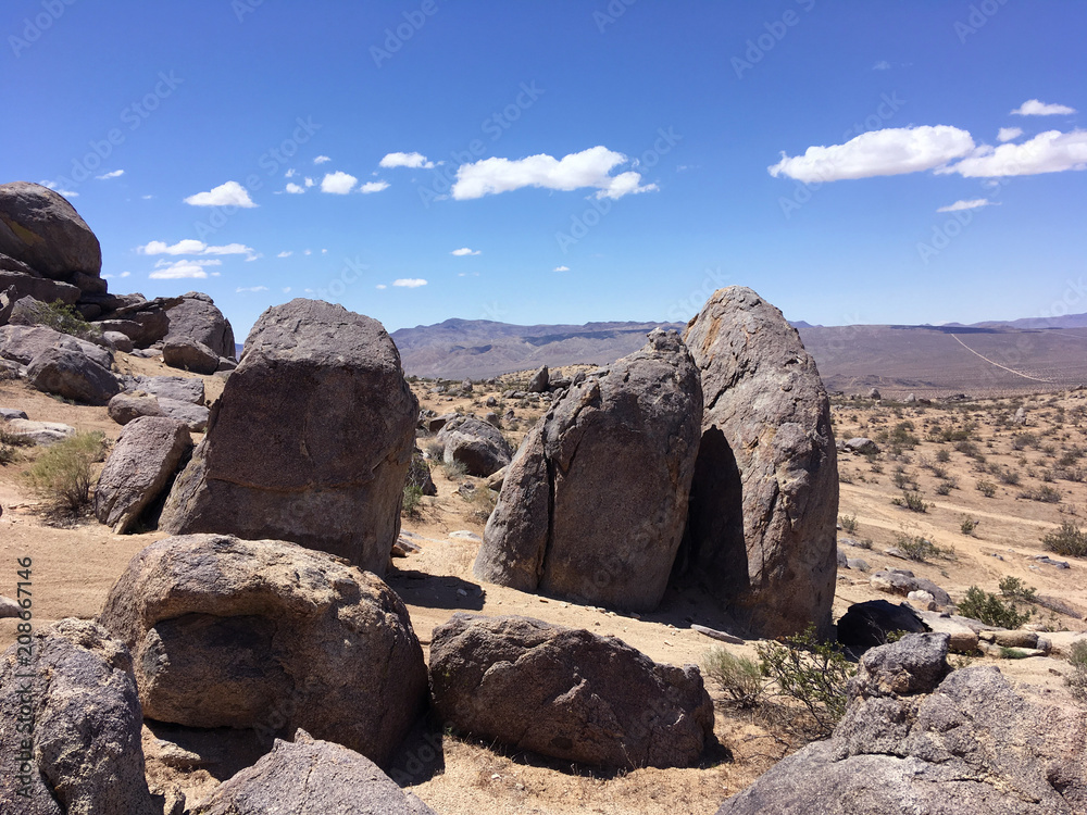 In the mountains of California in the summer. Stones, sand, sun In the mountains of California in the summer. Stones, sand, sun