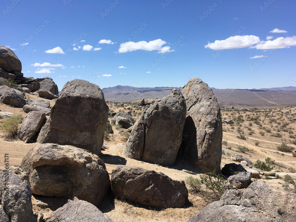 In the mountains of California in the summer. Stones, sand, sun In the mountains of California in the summer. Stones, sand, sun