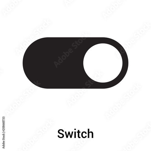 Switch icon vector sign and symbol isolated on white background, Switch logo concept