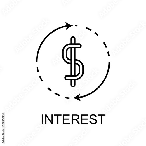 money turnover outline icon. Element of finance icon for mobile concept and web apps. Thin line money turnover outline icon can be used for web and mobile. Premium icon