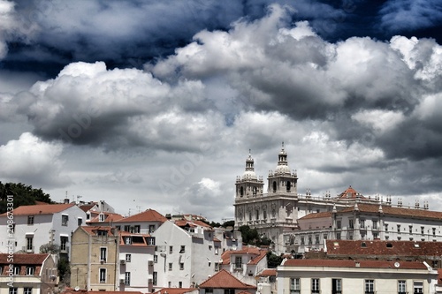 Views of Lisbon city in the morning