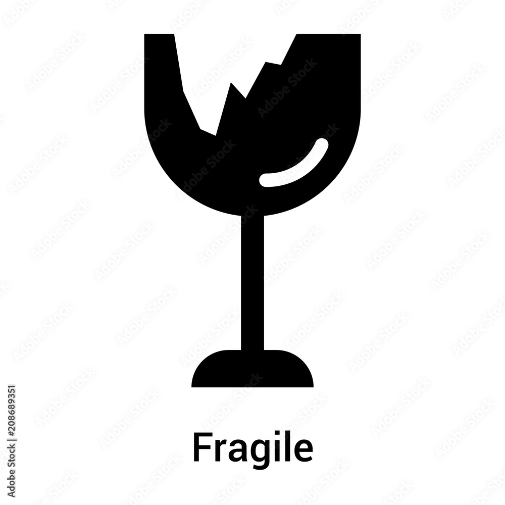 Handle With Care Vector PNG Images, Fragile Please Handle With Care Black  And White Png Transparent Background Vector, Fragile, Fragile Logo, Fragile  Symbol PNG Image For Free Download