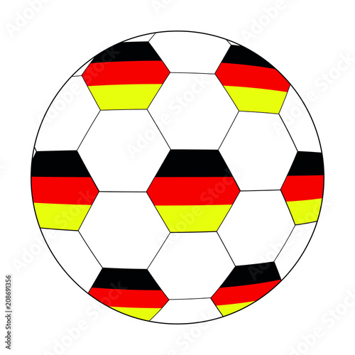 Ball Deutschland Flagge