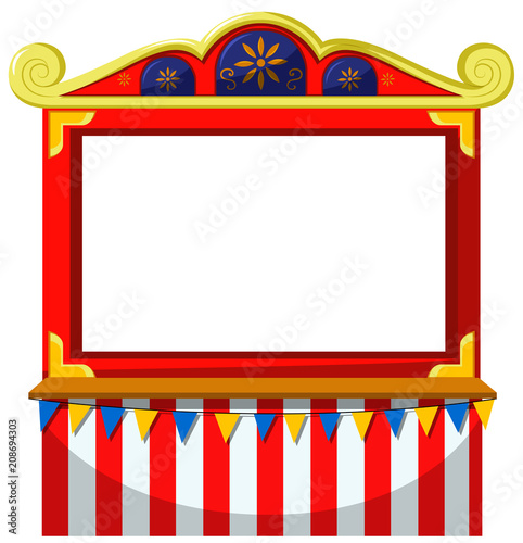 Circus theme blank banner