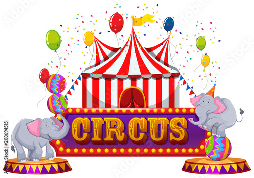 A Fun Circus anf Happy Animal