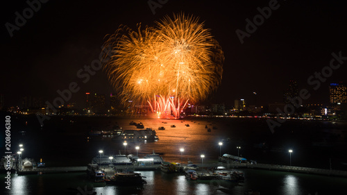 Quadro su tela International fireworks 2018