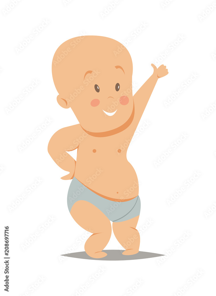 Baby character.Vector illustration cartoon style. Baby character.Vector illustration cartoon style.