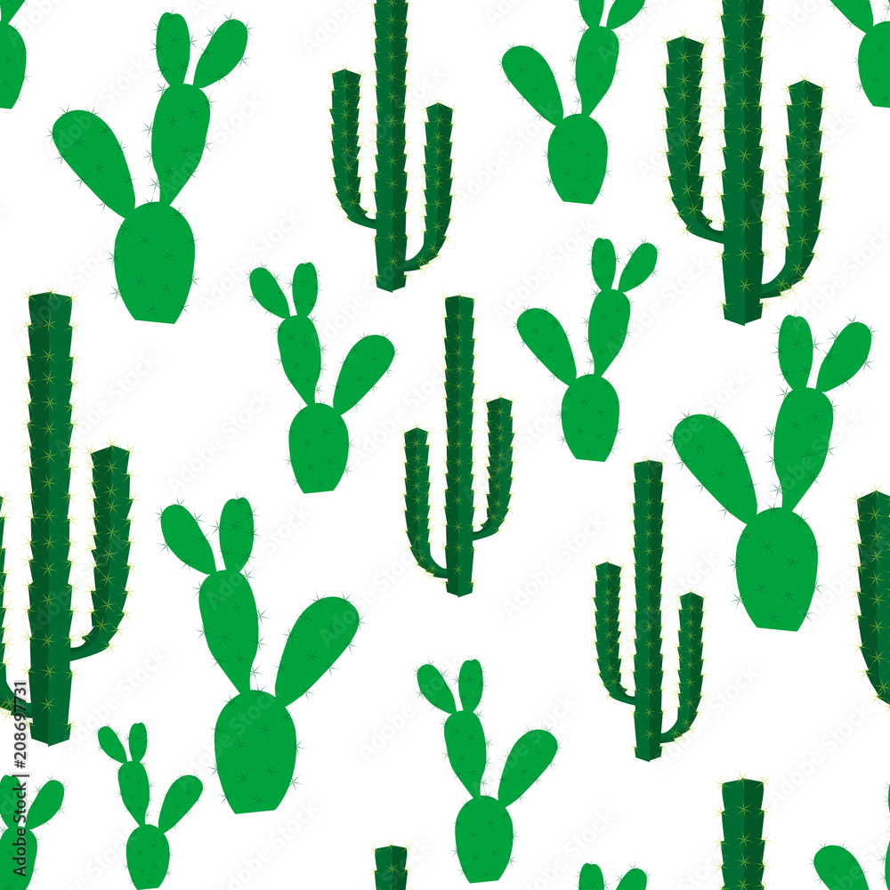 Seamless backgrounds with cactus flowers Seamless backgrounds with cactus flowers