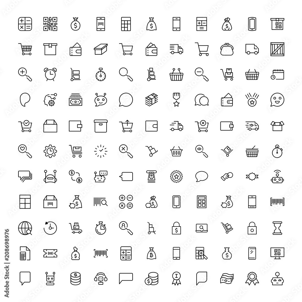 E-commerce flat icon E-commerce flat icon