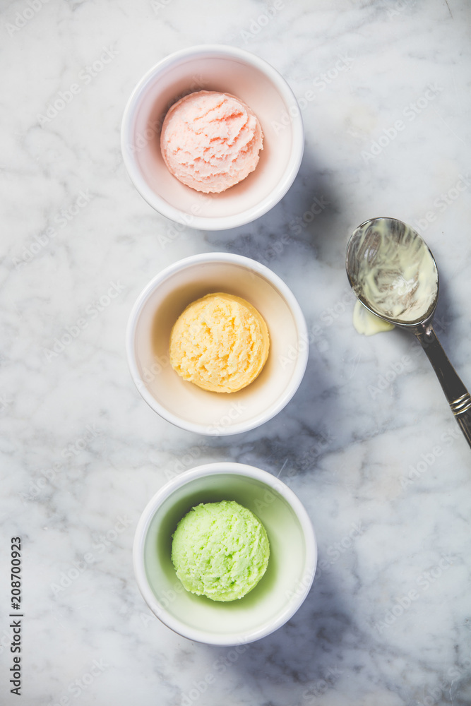 Variety of ice cream