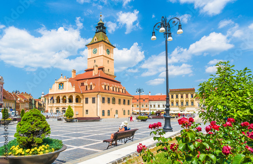 Council Square Brasov, Transylvania landmark, Romania
