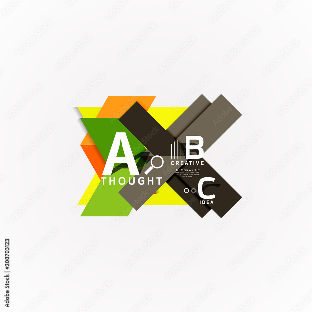 Paper option steps diagram infographic layout Paper option steps diagram infographic layout