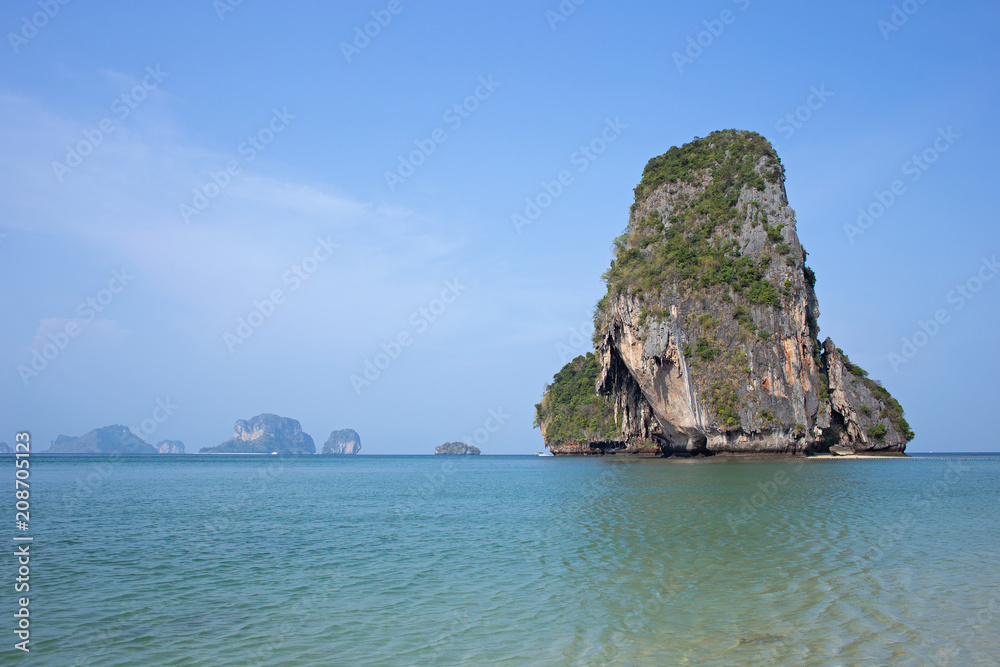 Railay beach in Krabi, Thailand