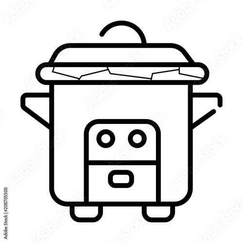 Kitchen multicooker machine icon