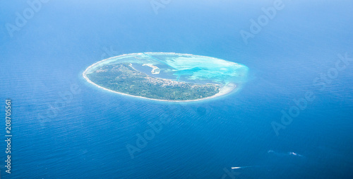 An island in the Indian Ocean