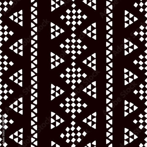 Simple ethnic black and whi...
