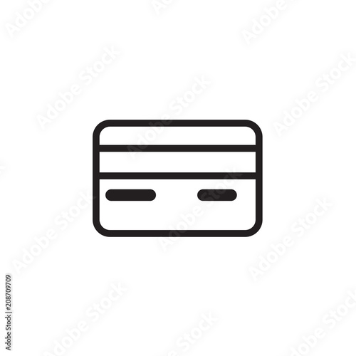 credit card icon Vector illustration  EPS10.