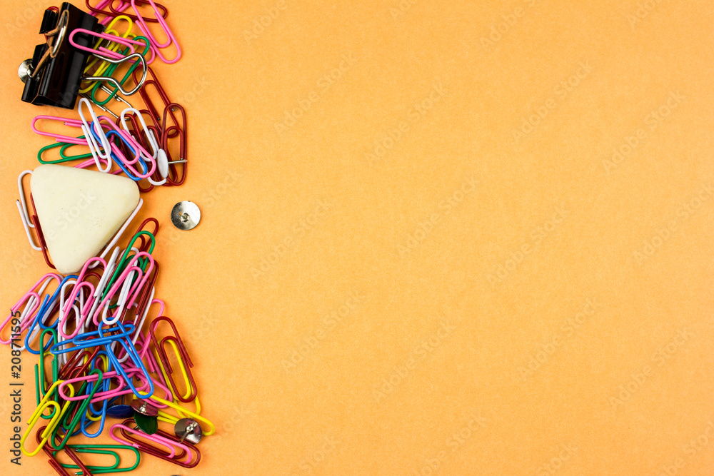 Obraz premium Office tools concept. Empty space for text and design.