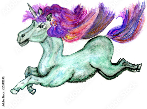 Fantasy unicorn art