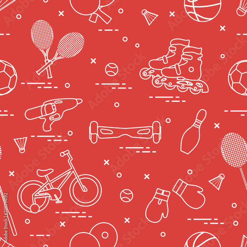 Equipment for sports activities for children.