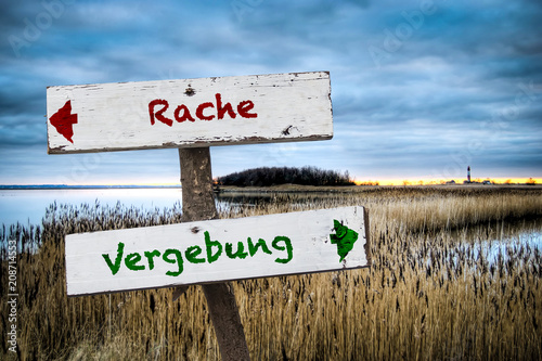 Fotografía Schild 315 - Vergebung