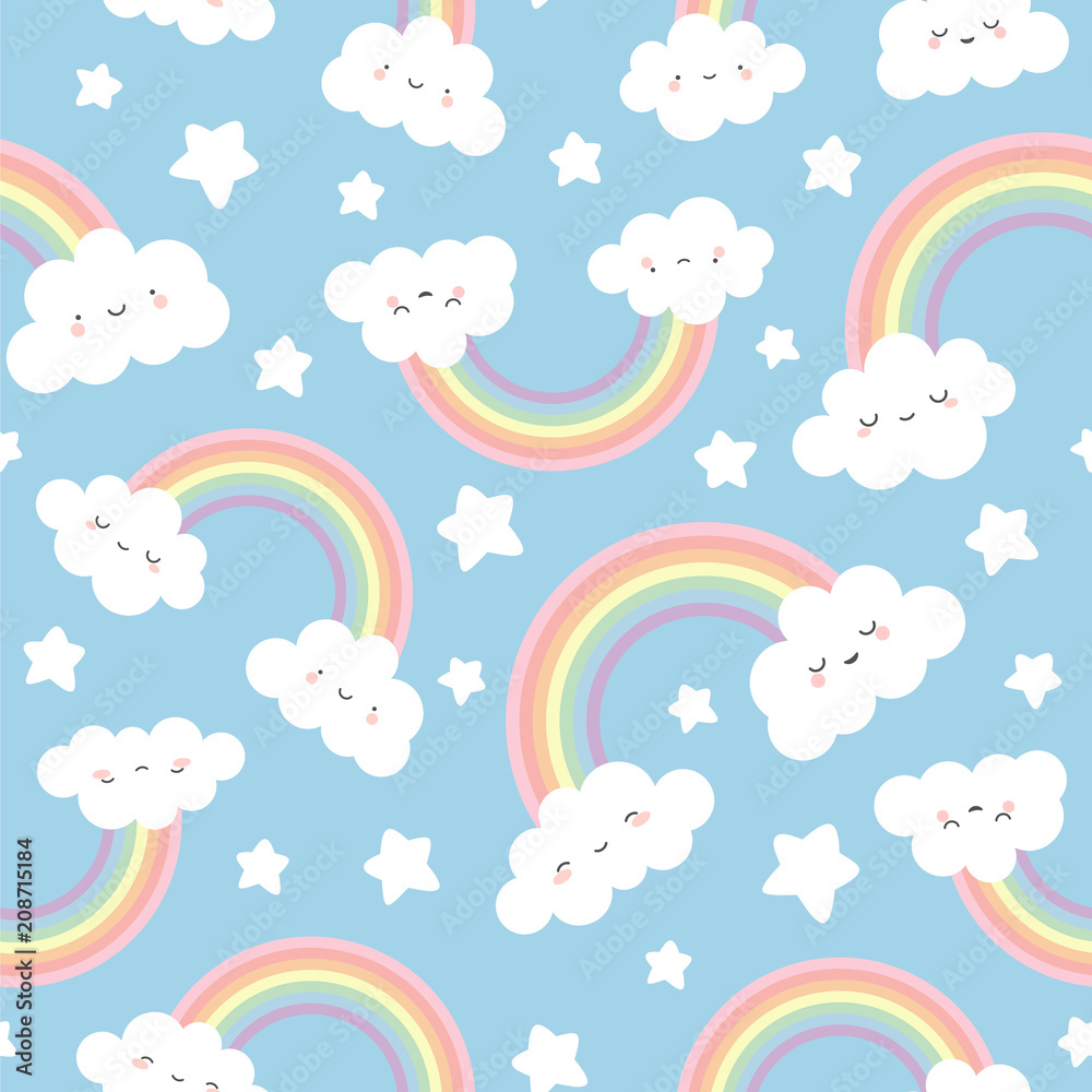 Cute cloud background deals