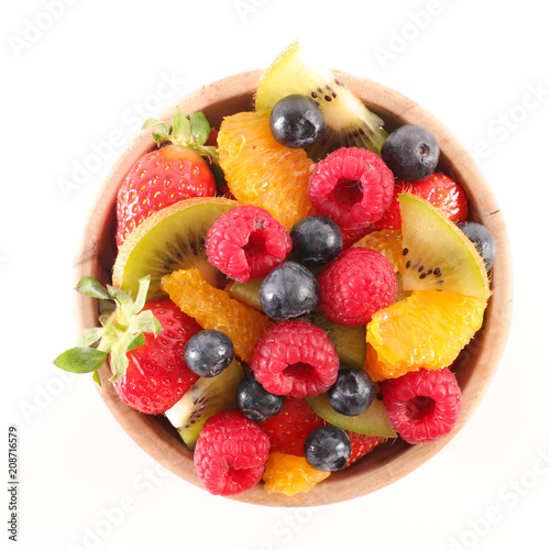 Fototapeta Naklejka Na Ścianę i Meble -  bowl of fruit salad