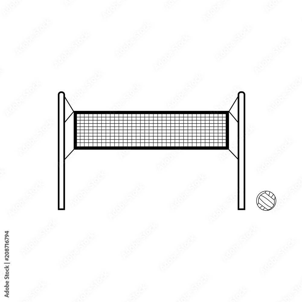 Volleyball net 9.5x1m volleyball net Black | CATEGORIES \ Sport and fitness  | verk.store
