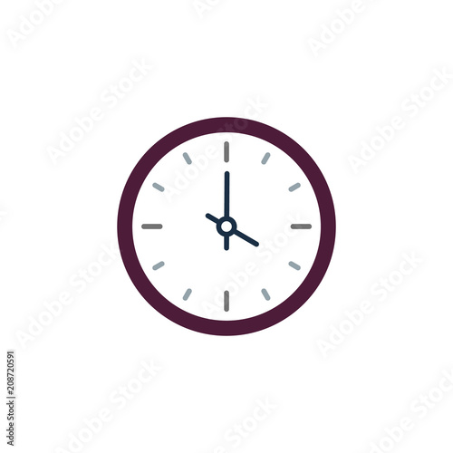 Clock Logo Icon Design