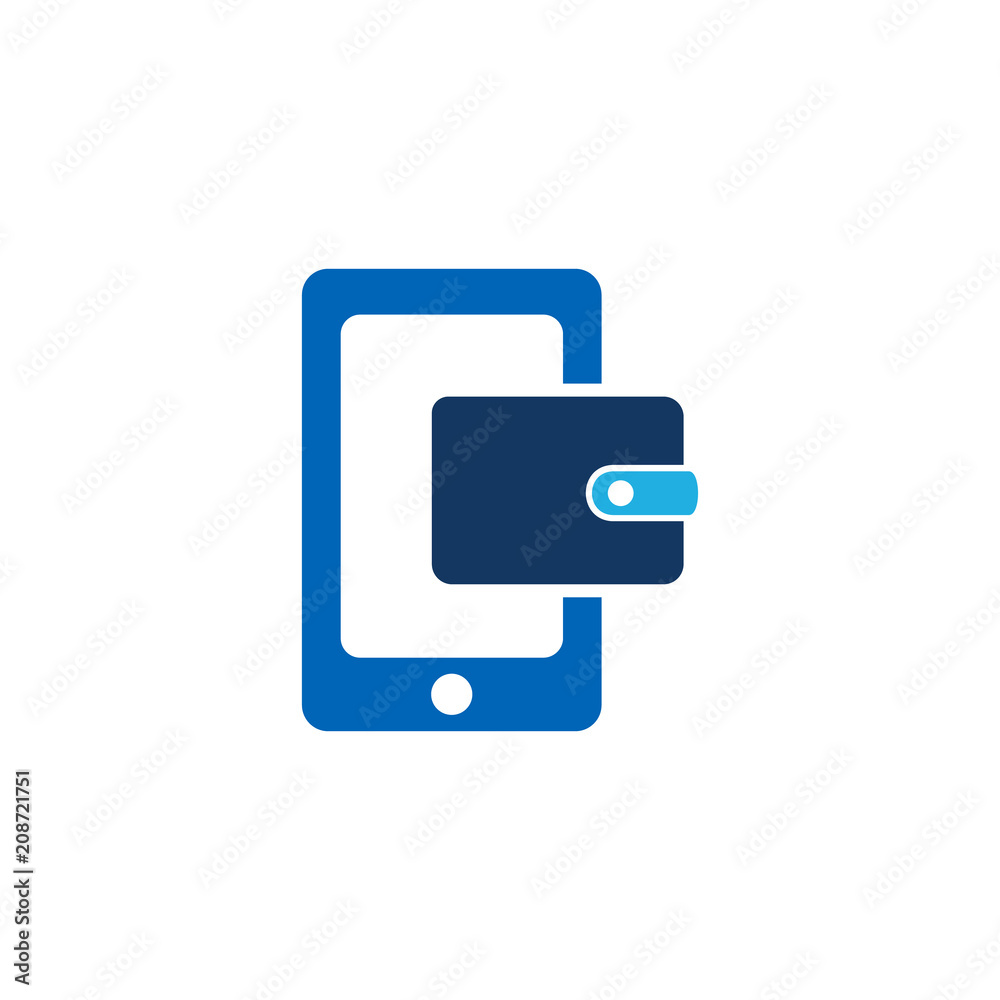 Mobile Wallet Logo Icon Design Mobile Wallet Logo Icon Design