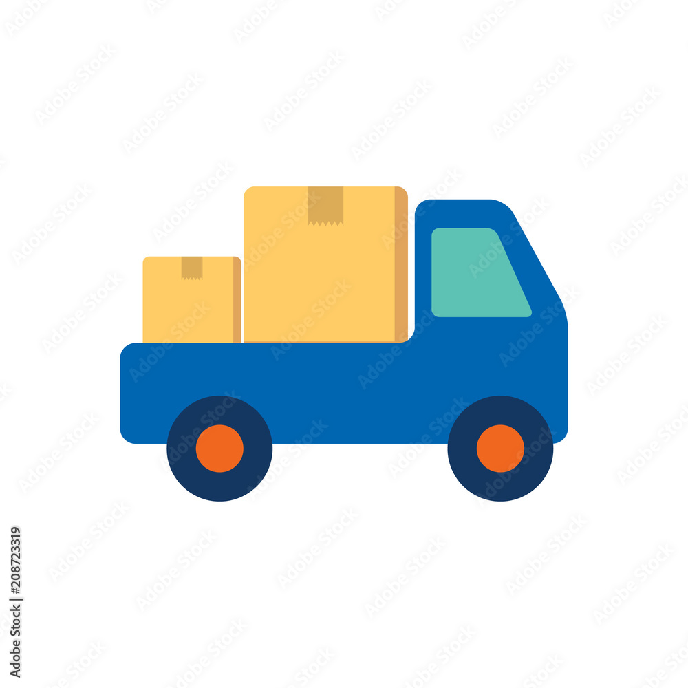 Delivery Box Logo Icon Design