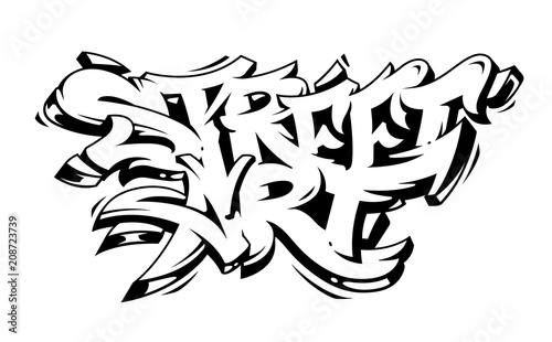 Street Art Graffiti Vector Lettering