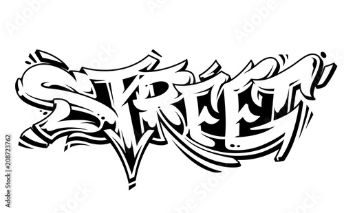 Street Graffiti Vector Lettering