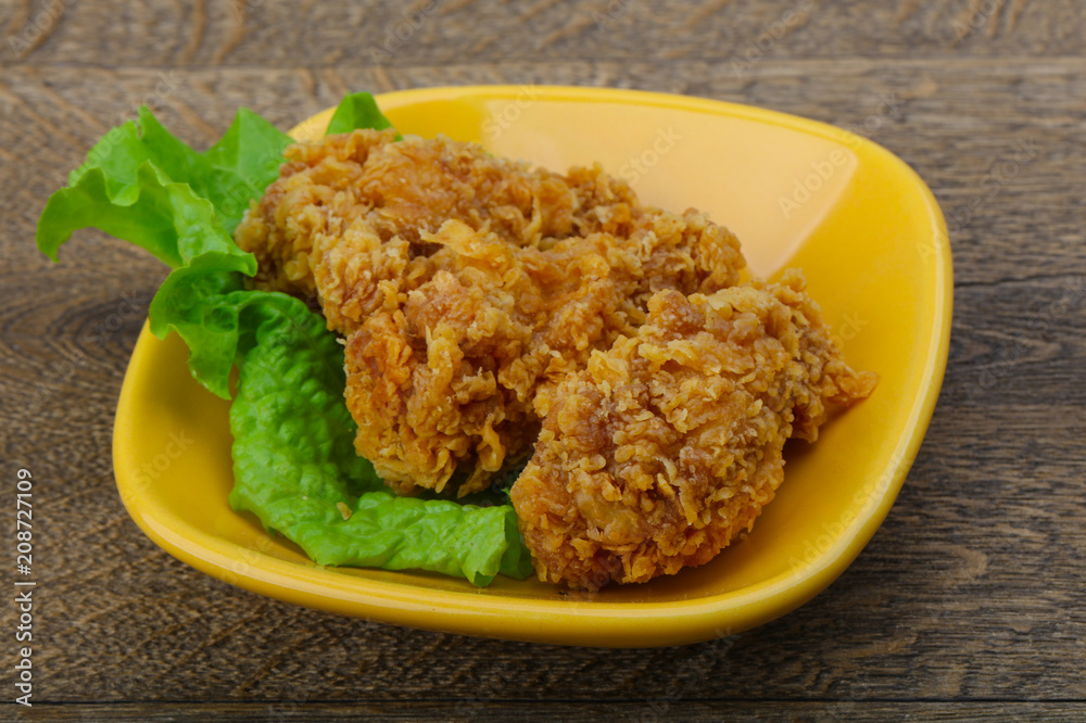 Crispy chicken wings