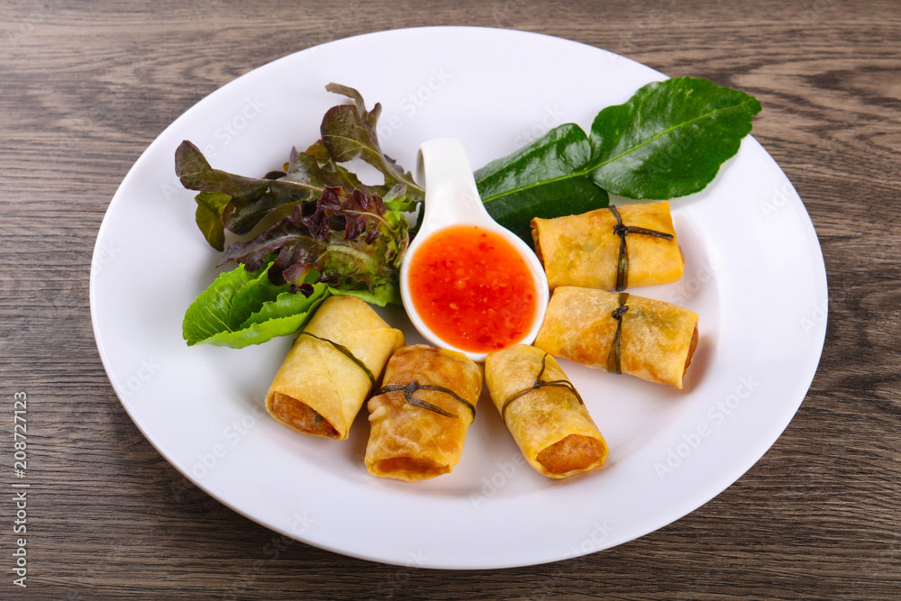 Asian spring roll Asian spring roll