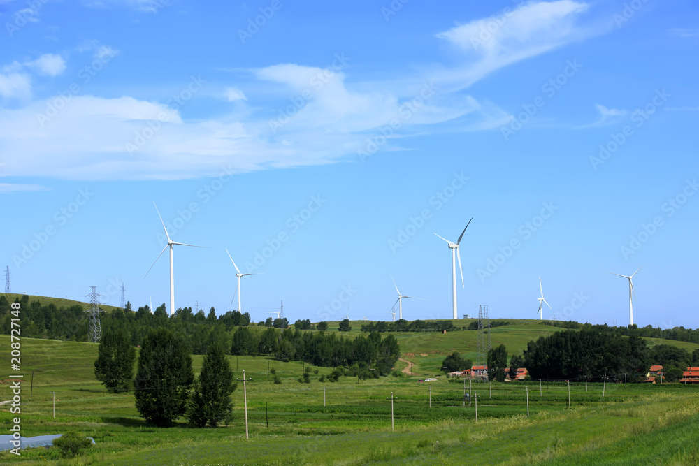 Fototapeta premium Wind power tower