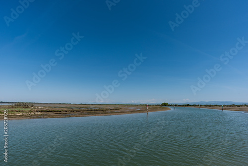 Sanctuary in the lagoon. Between religion and nature. Barbana  Grado